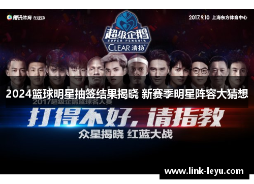 2024篮球明星抽签结果揭晓 新赛季明星阵容大猜想