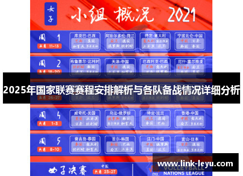 2025年国家联赛赛程安排解析与各队备战情况详细分析